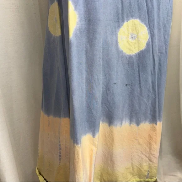 Soft Surroundings Bohemian Tie Dye Faux Wrap Full Skirt - Picture 2 of 10